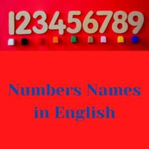 Numbers Name 1 to 100