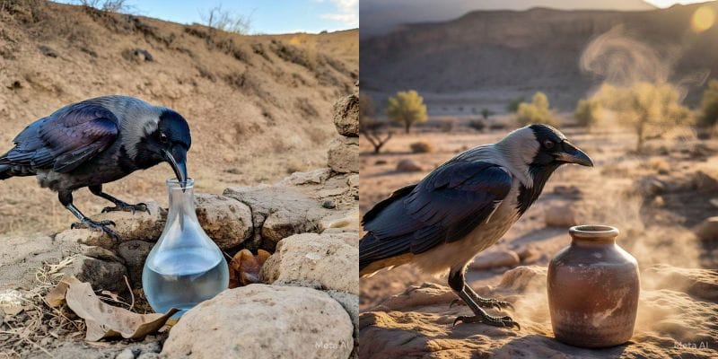 Moral of Thirsty Crow Story