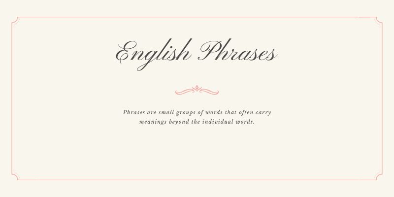 Phrases in English
